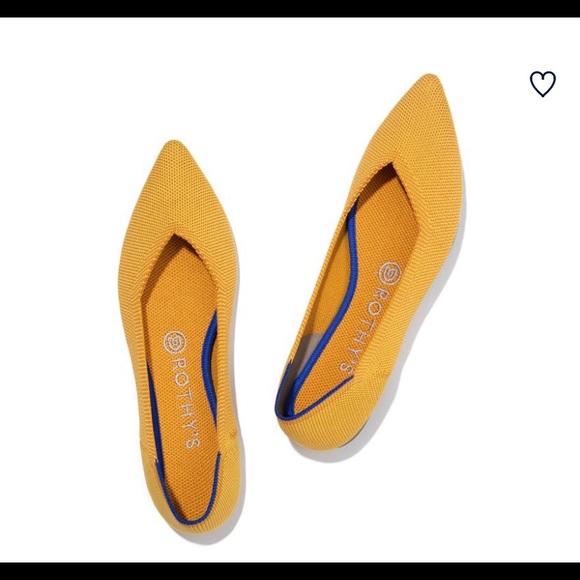 Rothy's Shoes - *SOLD* Rothys Marigold Pointy Flats